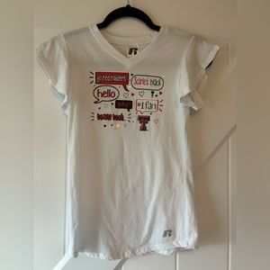 Girls Texas Tech Fan shirt